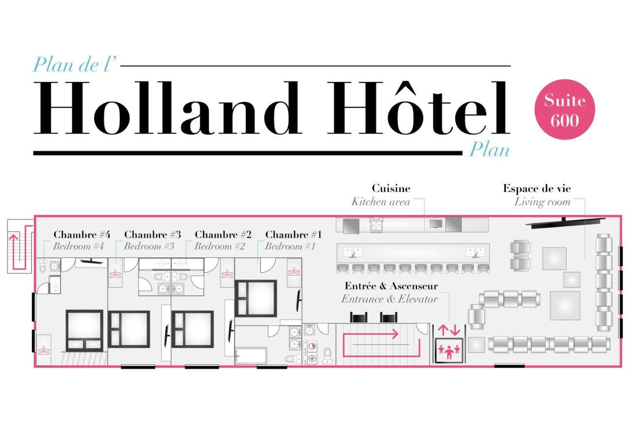 The Executive Loft At The Holland Hotel Montréal Zimmer foto